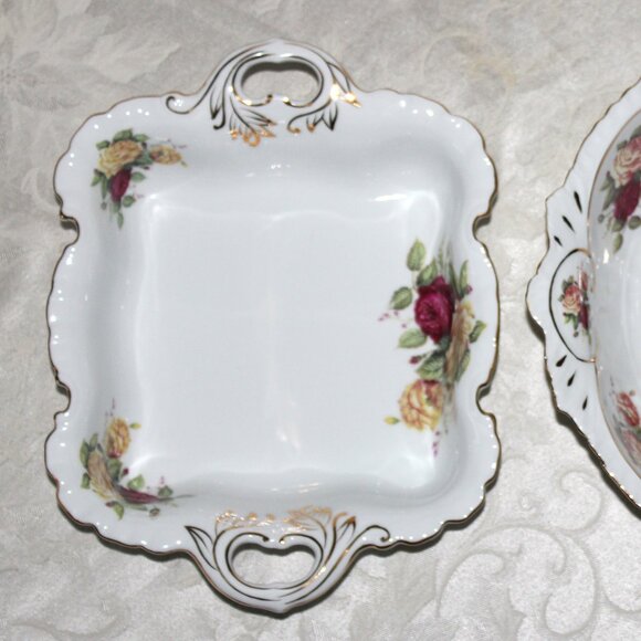 Vintage Floral Ceramic Dish Set - Picture 2 of 9